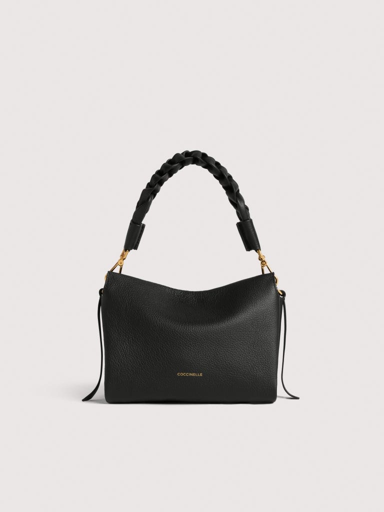 Coccinelle Boheme Small - Noir / Cognac