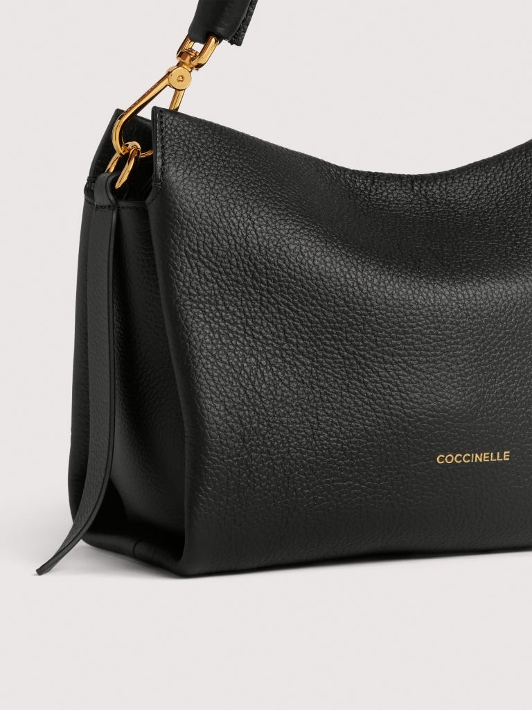 Coccinelle Boheme Small - Noir / Cognac
