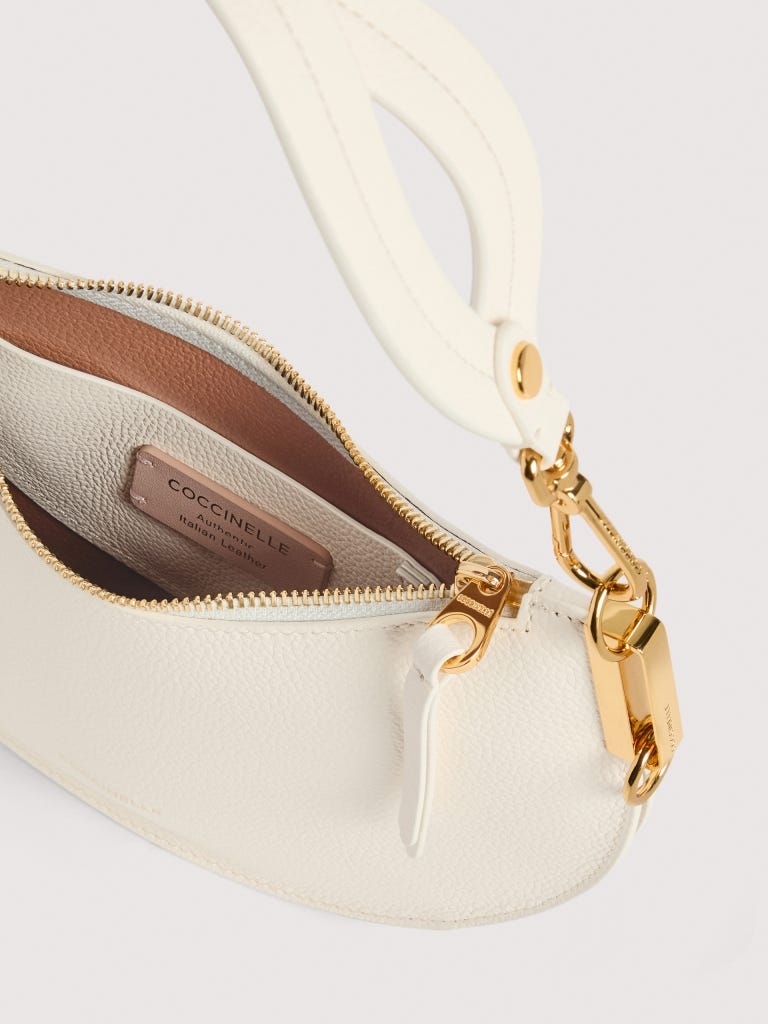 Coccinelle Sunup Small - Pearl / Cognac