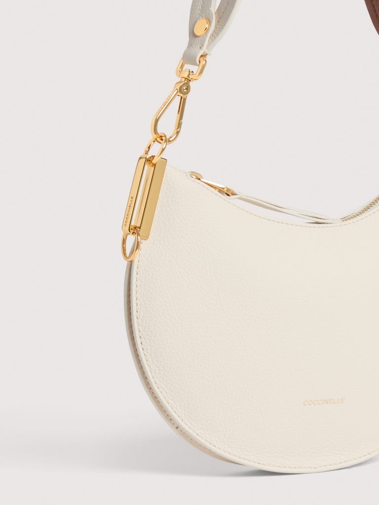 Coccinelle Sunup Small - Pearl / Cognac