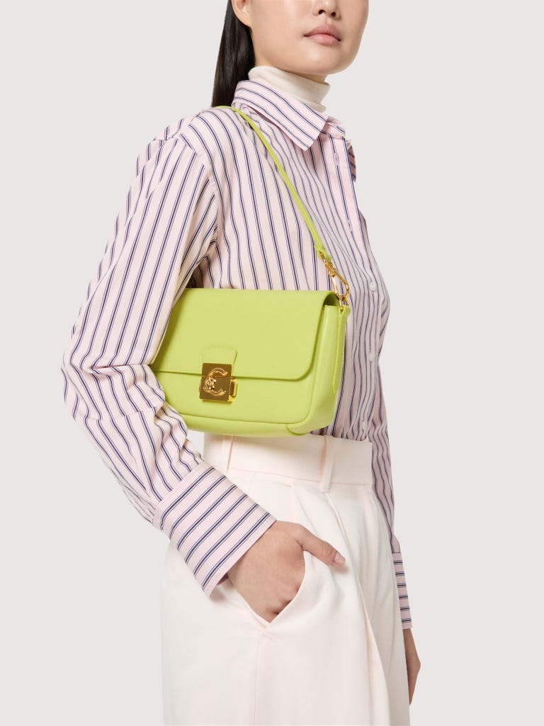 Coccinelle C-me Lock Medium - Green Glow