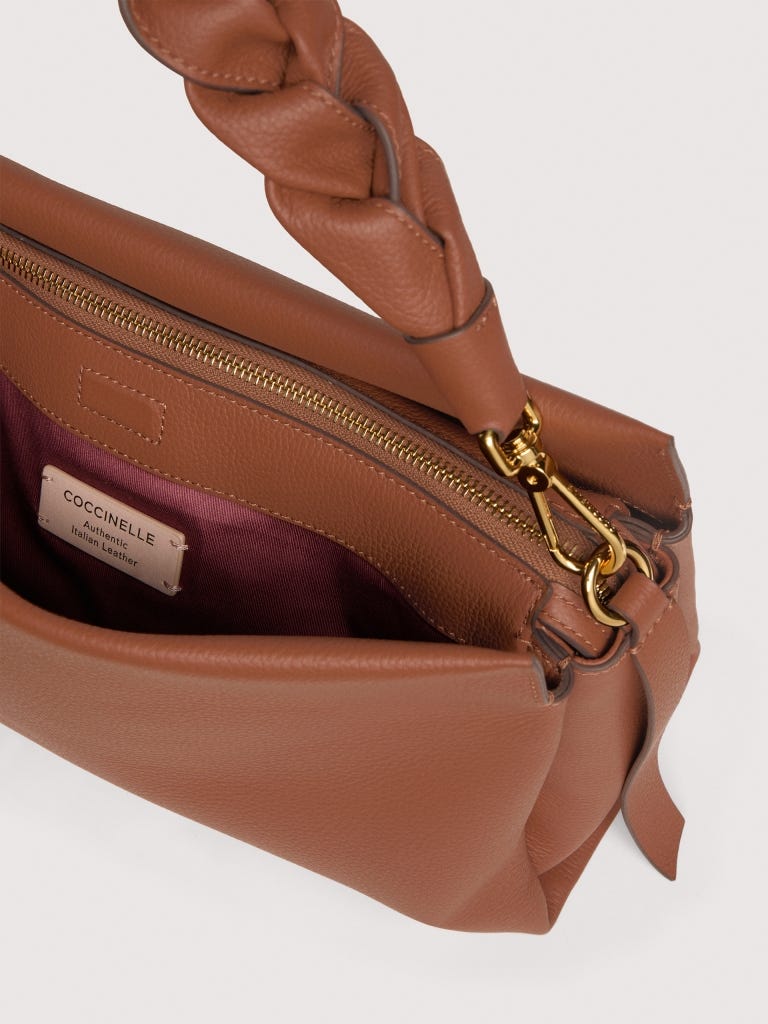 Coccinelle Boheme Medium - Cognac / Noir