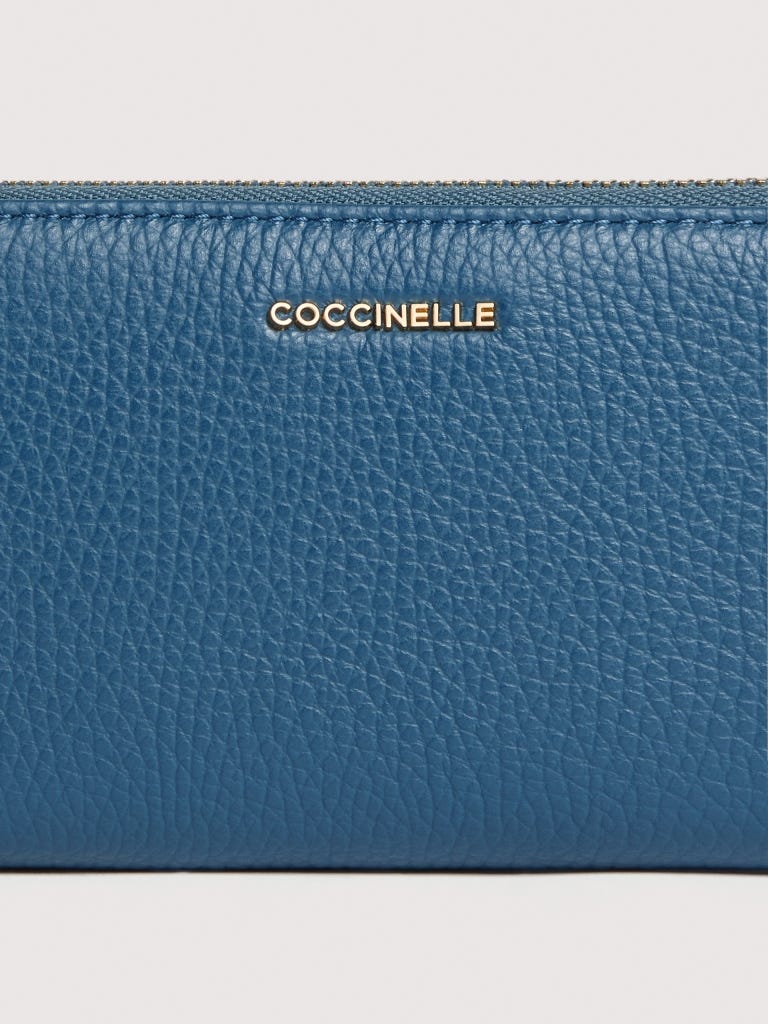 Coccinelle Metallic Large - Deep Blue