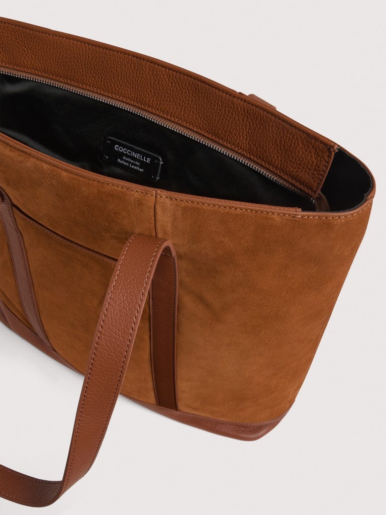 Coccinelle Smart To Go Large - Cognac