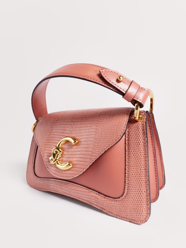 Coccinelle C-me Mini - Pink Clay