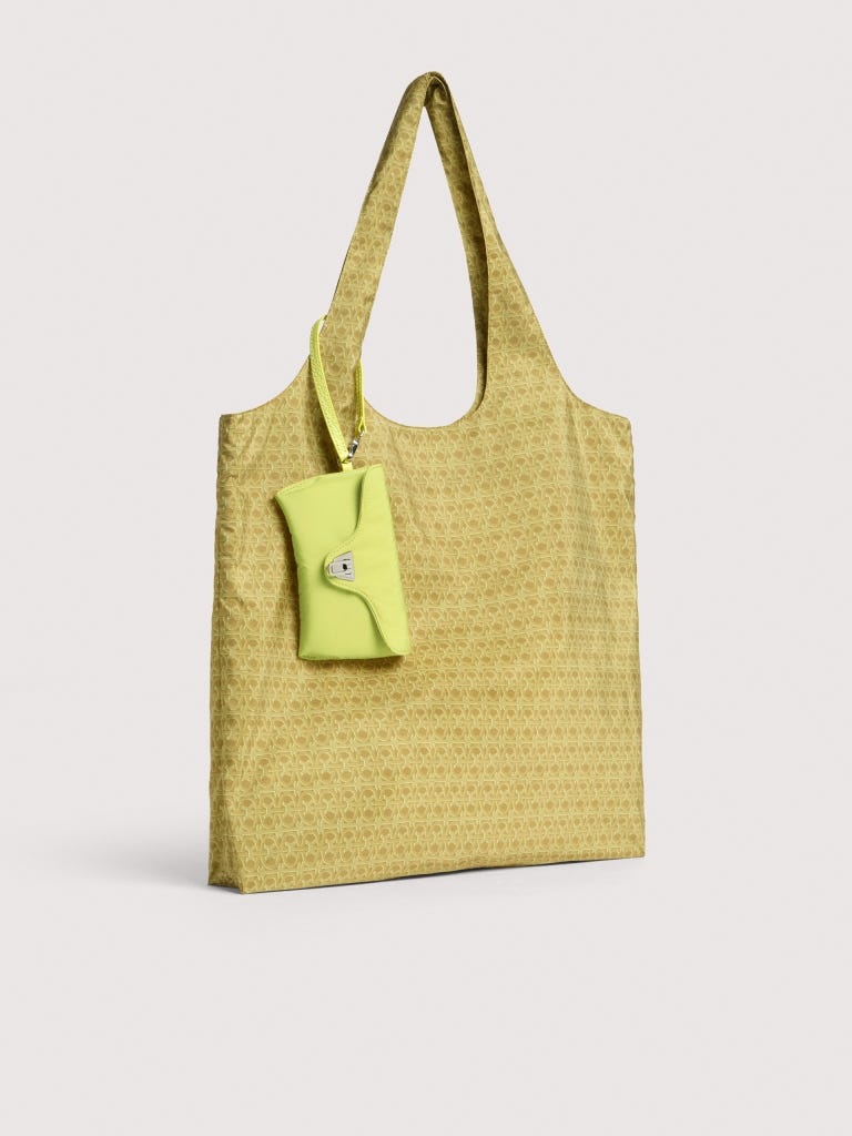 Coccinelle Smart To Go Beat Medium - Multi Seagrass / Green Glow