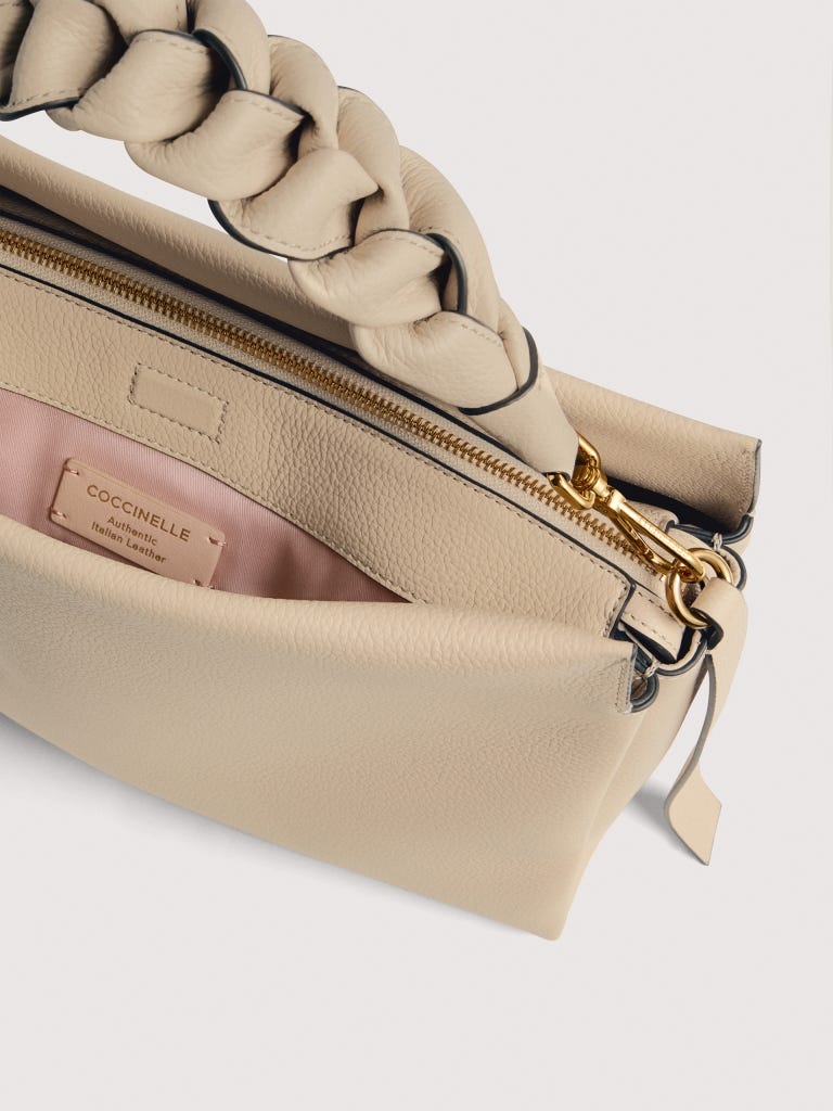 Coccinelle Boheme Medium - Sandshell / Seagrass