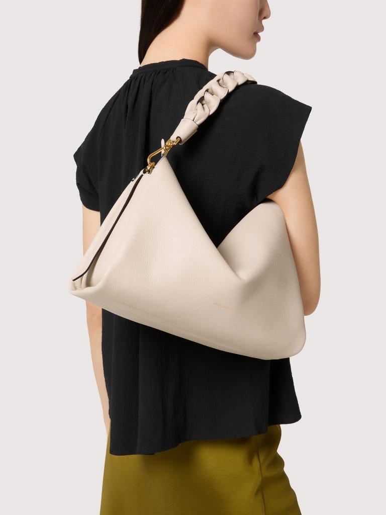 Coccinelle Boheme Medium - Sandshell / Seagrass