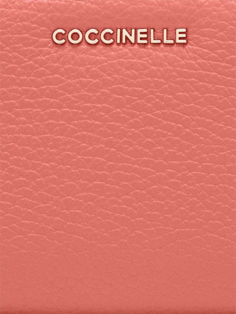 Coccinelle Metallic Small - Pink Clay