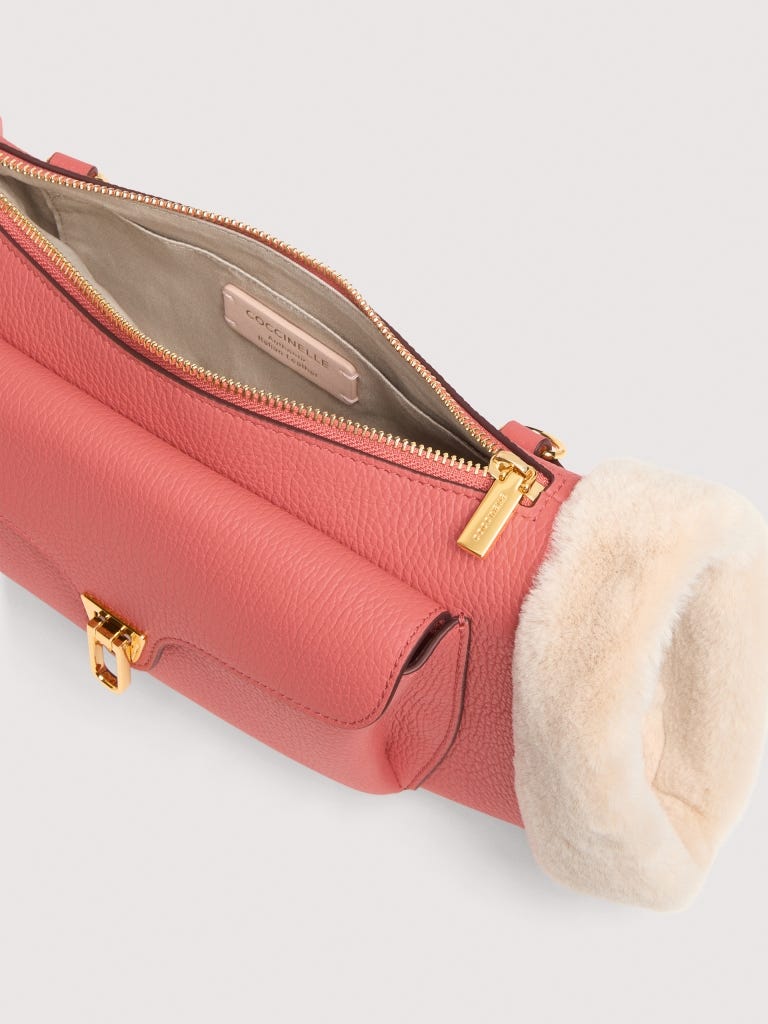 Coccinelle Beat Small - Pink Clay / Natural