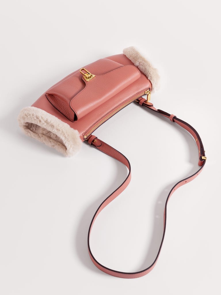 Coccinelle Beat Small - Pink Clay / Natural