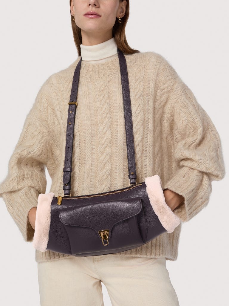 Coccinelle Beat Small - Pink Clay / Natural