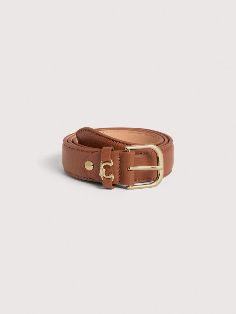 Coccinelle Metal Loop - Cognac