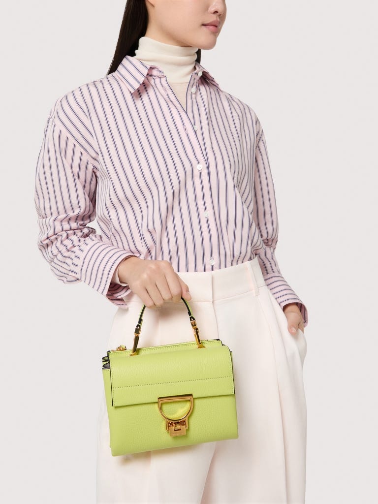 Coccinelle Arlettis Small - Green Glow