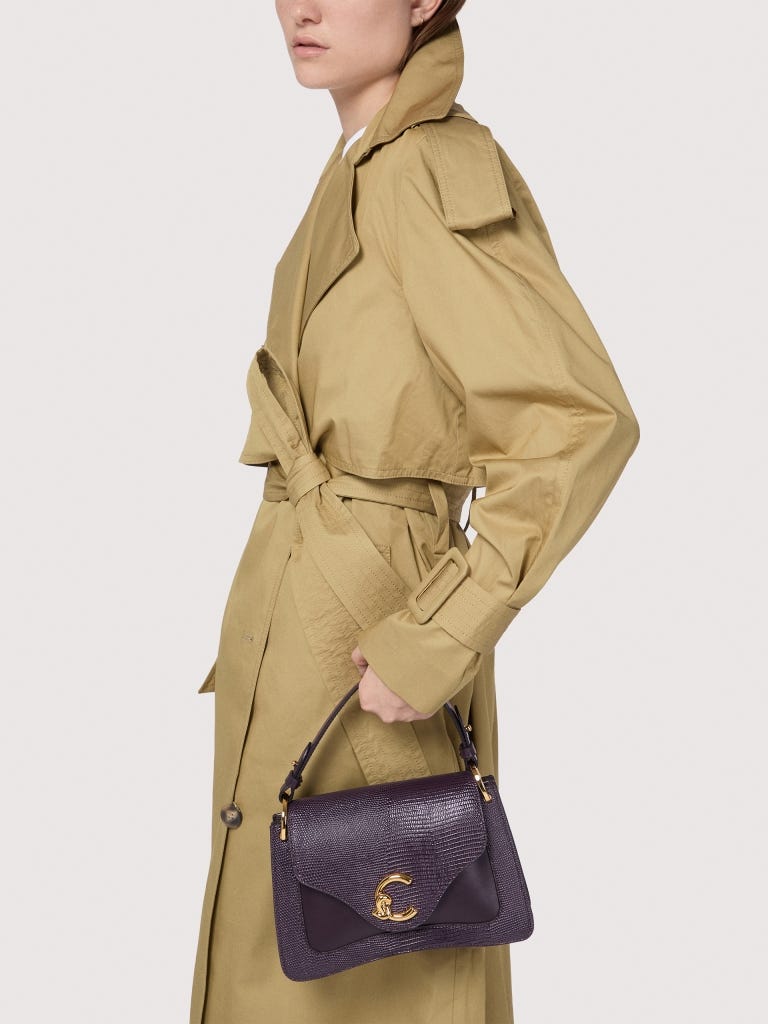 Coccinelle C-me Small - Prune