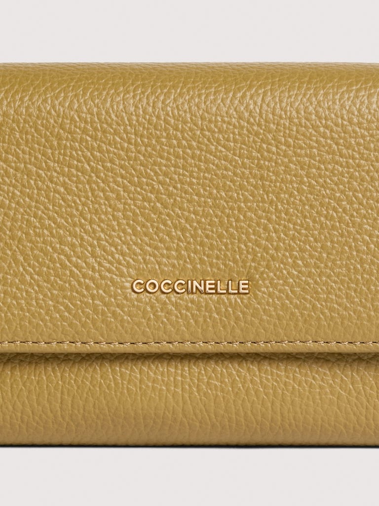 Coccinelle Metallic Large - Seagrass