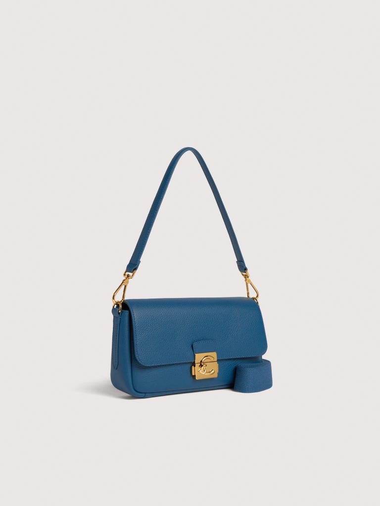Coccinelle C-me Lock Medium - Deep Blue