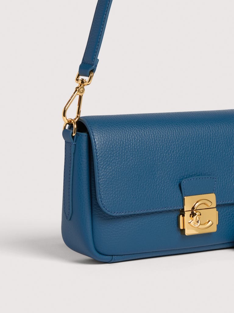 Coccinelle C-me Lock Medium - Deep Blue