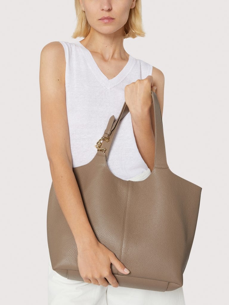 Coccinelle C-easy Large - Warm Taupe