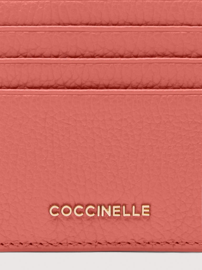 Coccinelle Metallic Small - Pink Clay