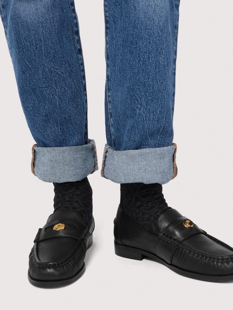 Coccinelle Knee Monogram - Noir