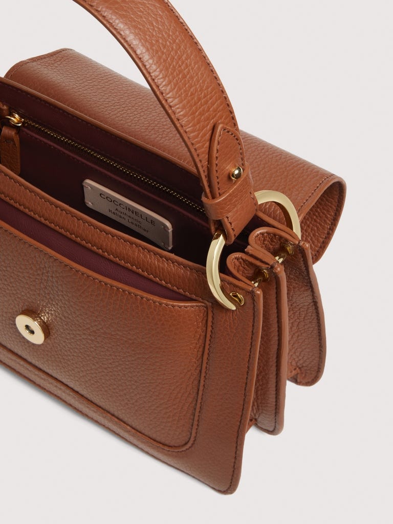 Coccinelle C-me Small - Cognac