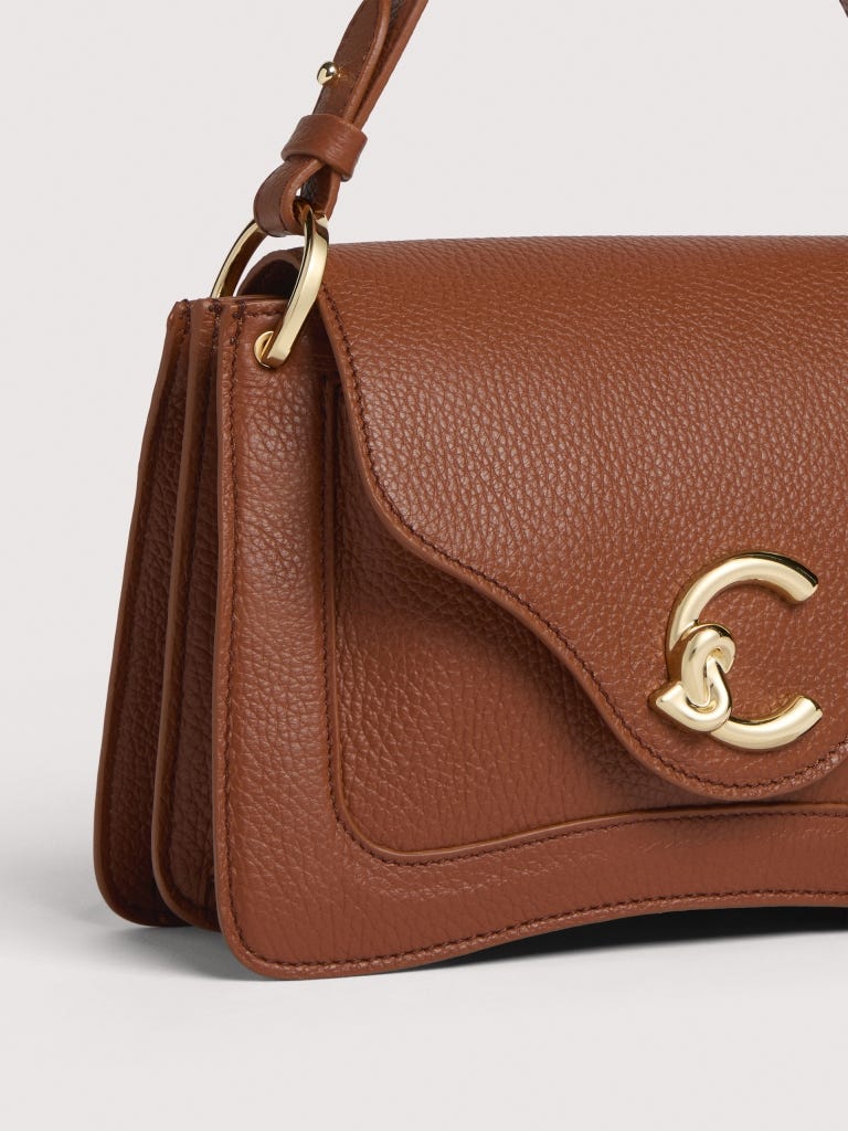 Coccinelle C-me Small - Cognac