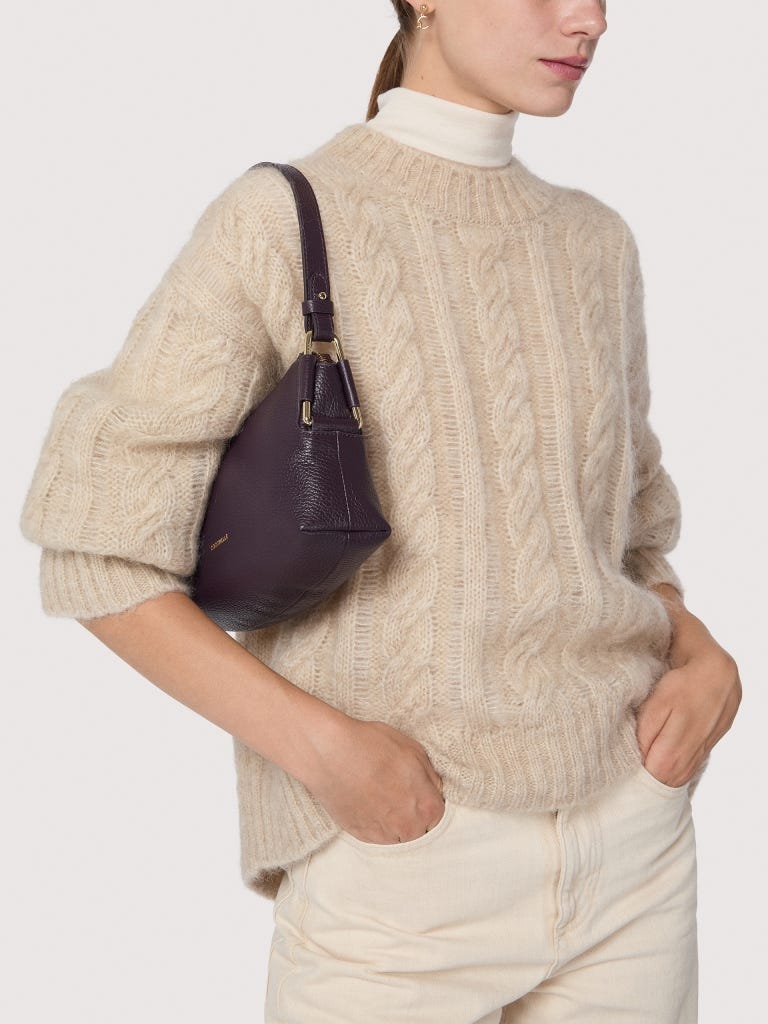 Coccinelle Rebekka Mini - Prune