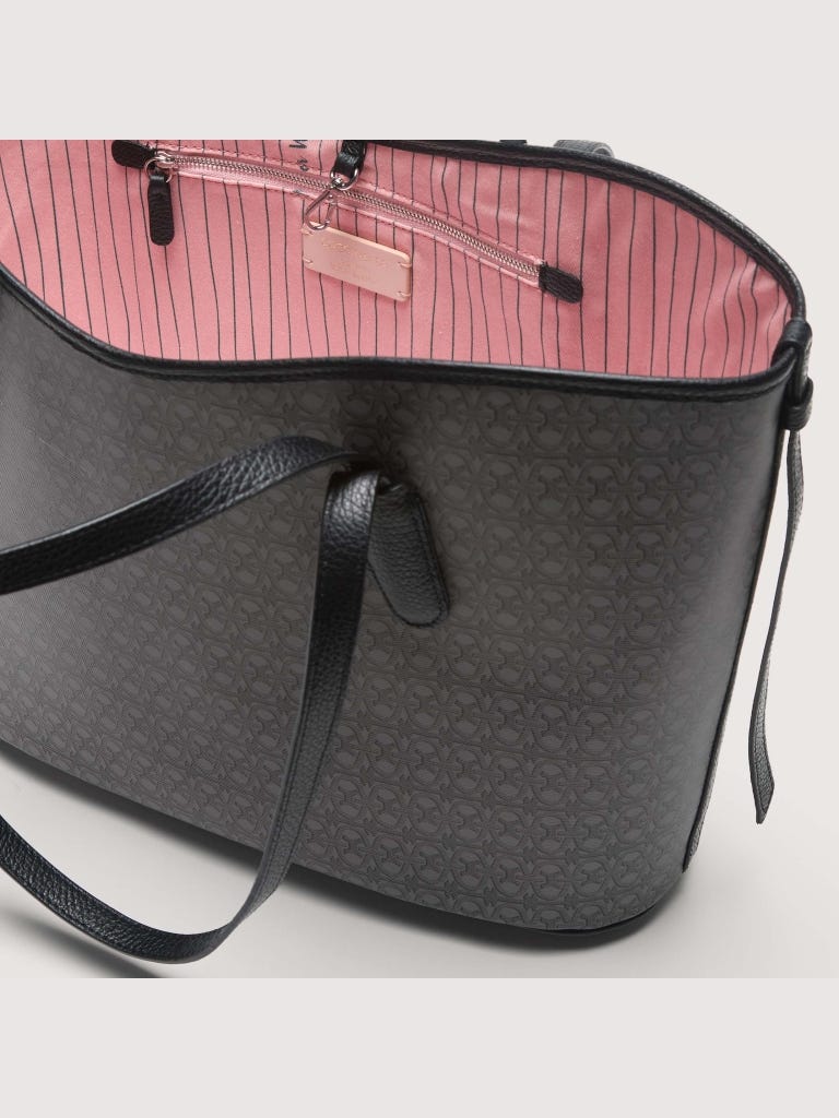 Coccinelle New Never Without Bag Coated Monogram Large - Multi Noir / Noir