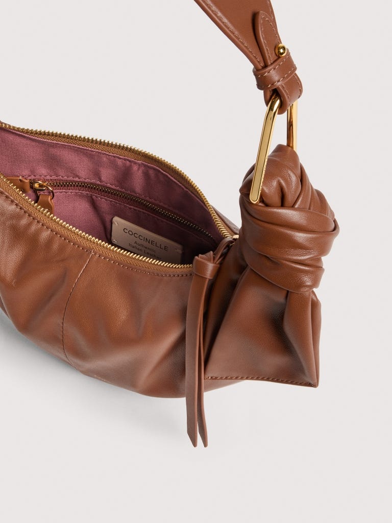 Coccinelle Furoshiki Small - Cognac