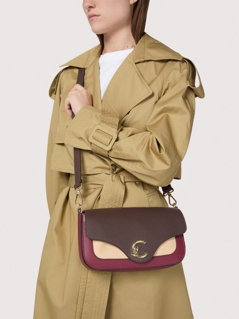 Coccinelle C-me Medium - Ribes / Brunette / Betulla