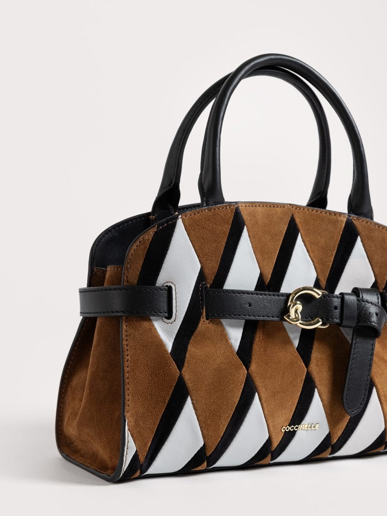 Coccinelle Sabine Small - Multi Cognac / Noir