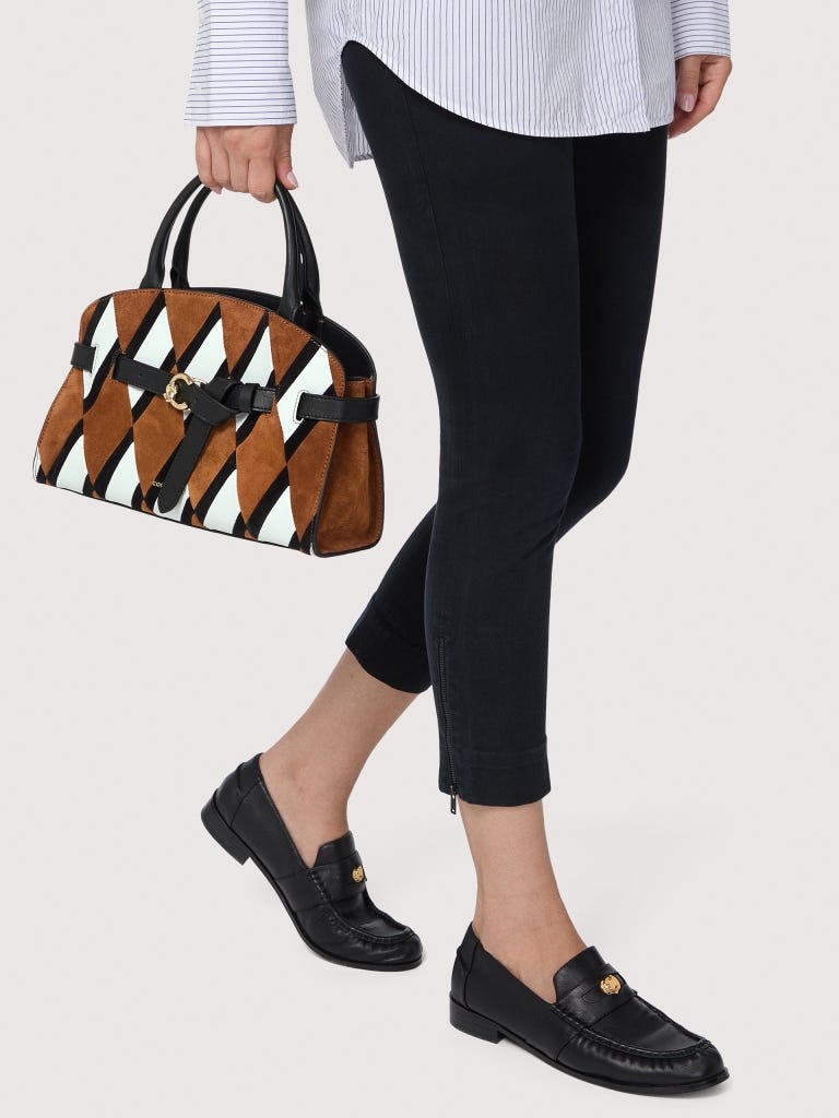 Coccinelle Sabine Small - Multi Cognac / Noir