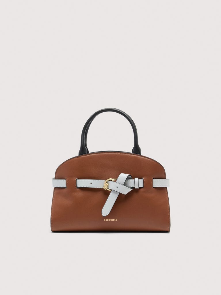 Coccinelle Sabine Small - Cognac / Noir / Snow