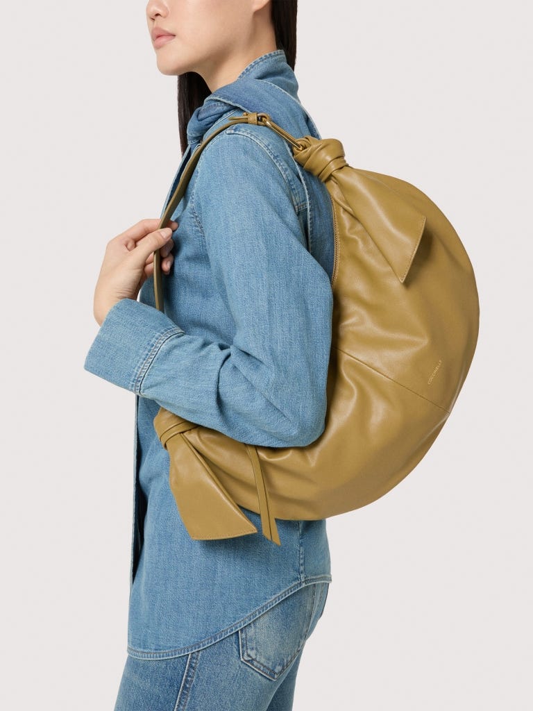 Coccinelle Furoshiki Medium - Cognac