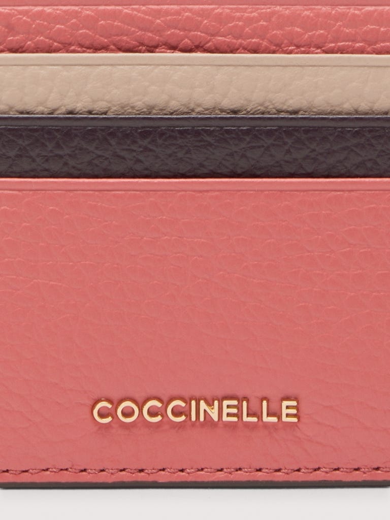Coccinelle Metallic Small - Pink Clay / Rosette / Prune