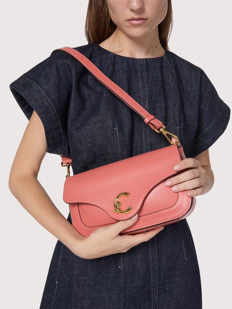 Coccinelle C-me Medium - Pink Clay