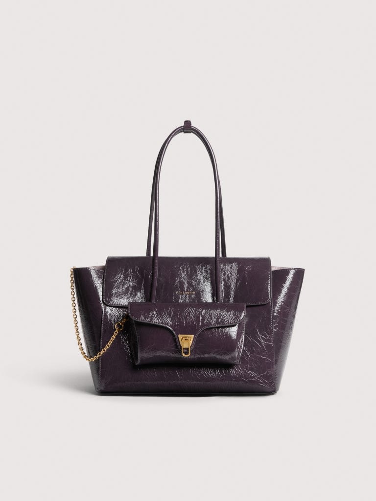 Coccinelle Double Beat Large - Prune