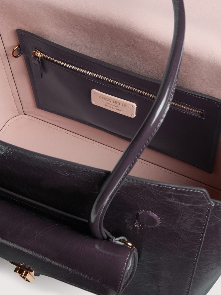 Coccinelle Double Beat Large - Prune