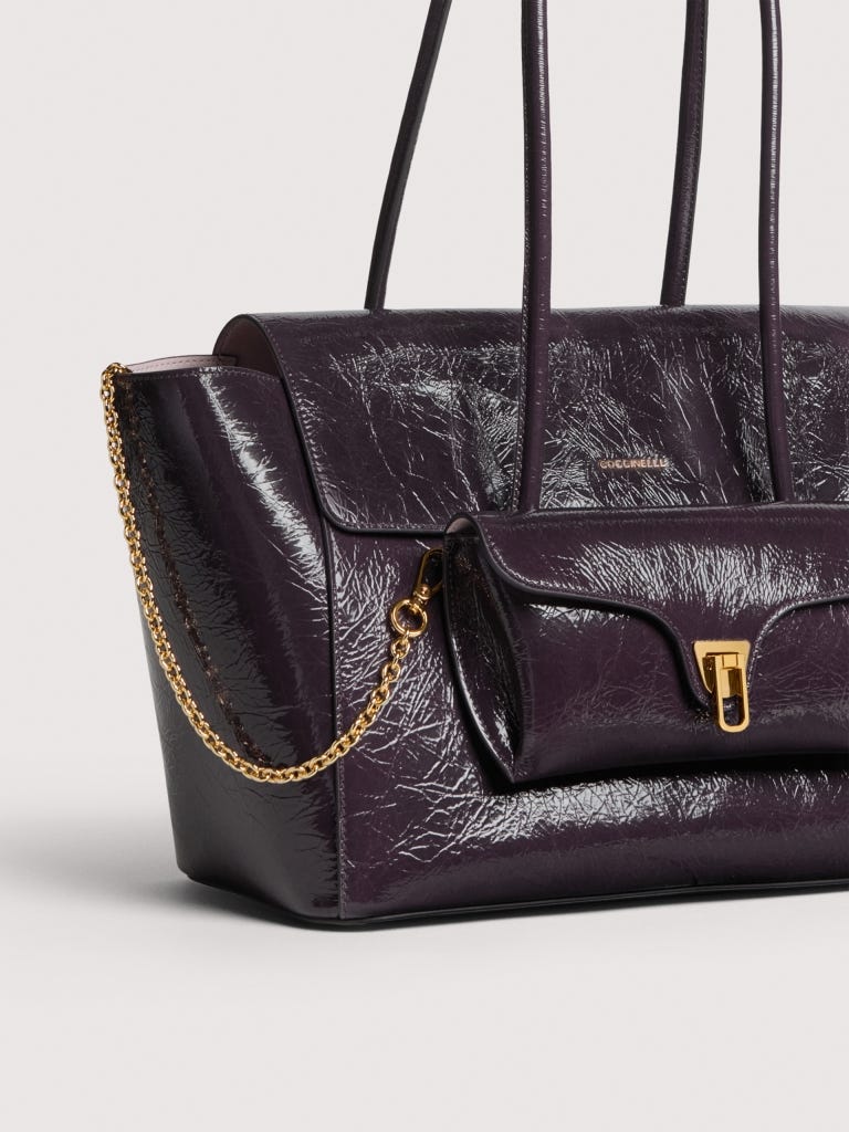 Coccinelle Double Beat Large - Prune