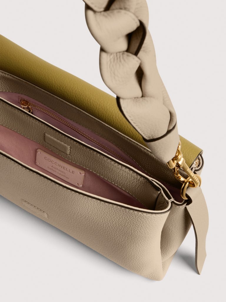 Coccinelle Boheme Small - Sandshell / Seagrass