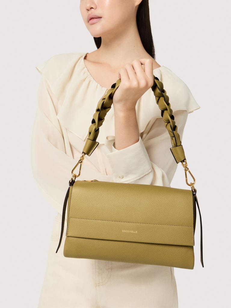 Coccinelle Boheme Small - Sandshell / Seagrass