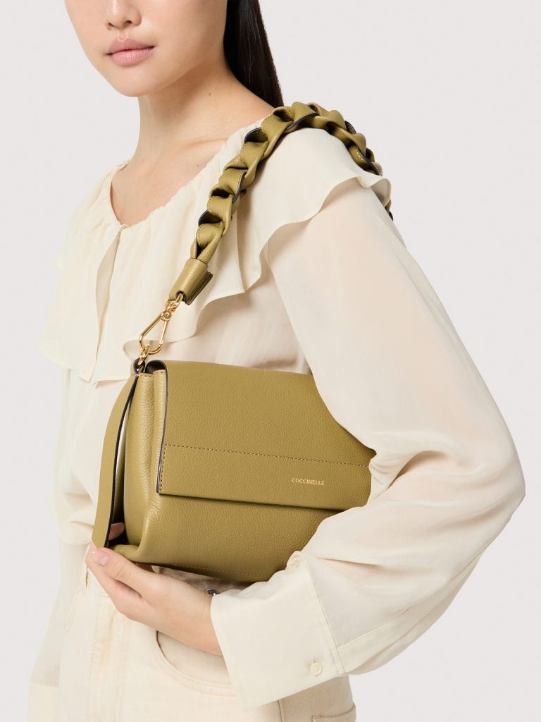 Coccinelle Boheme Small - Sandshell / Seagrass