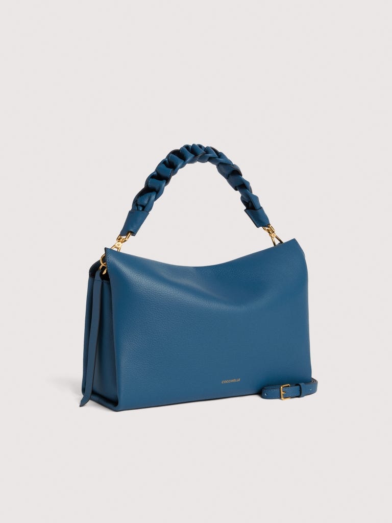 Coccinelle Boheme Medium - Deep Blue / Sandshell