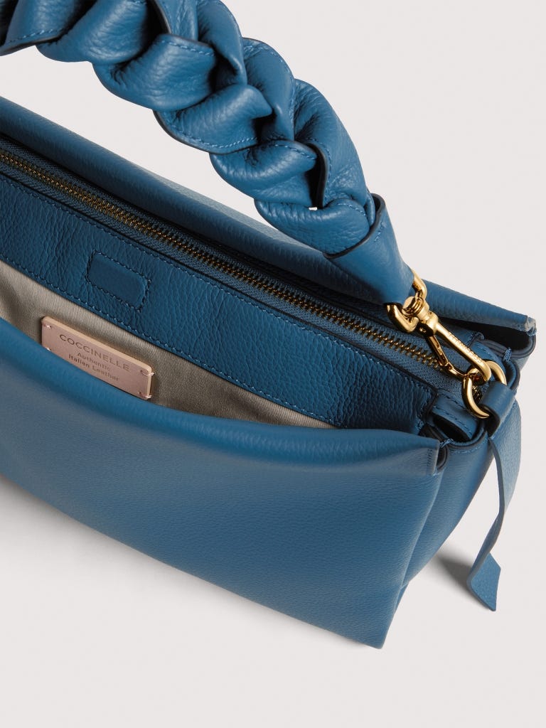 Coccinelle Boheme Medium - Deep Blue / Sandshell