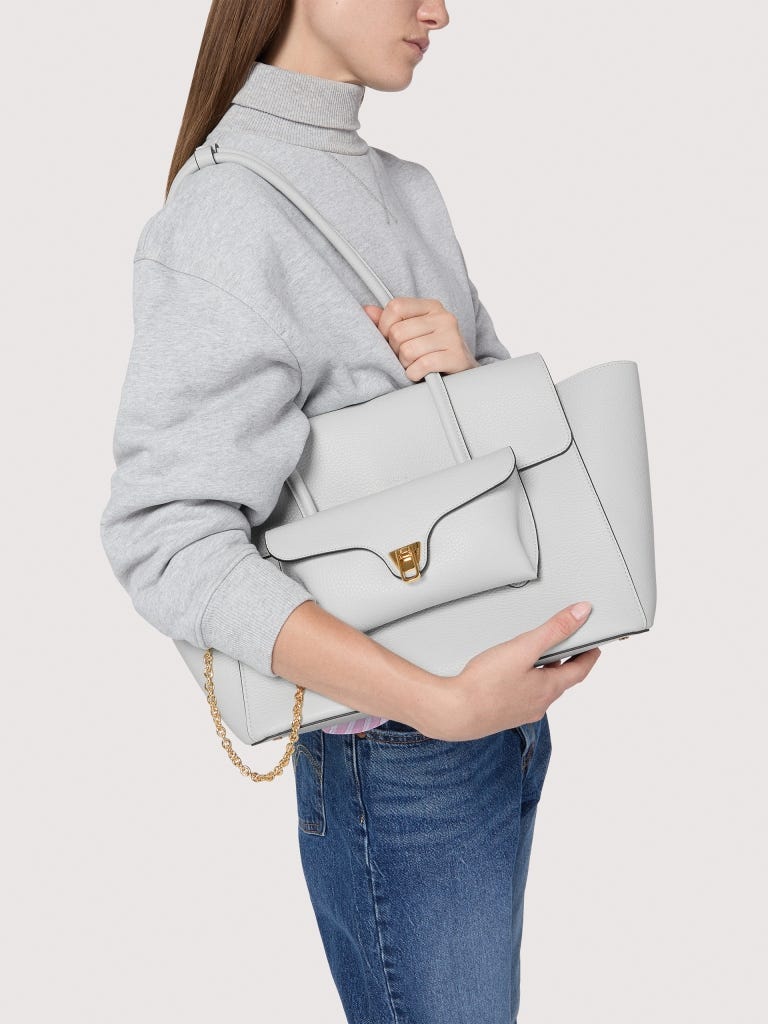 Coccinelle Double Beat Large - Cognac