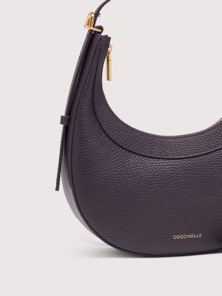 Coccinelle Whisper Mini - Prune