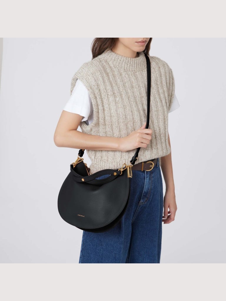 Coccinelle Sunup Medium - Noir / Cuir