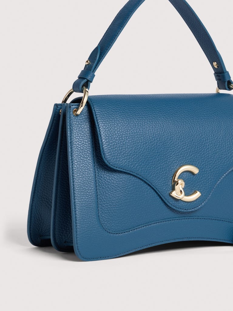 Coccinelle C-me Medium - Deep Blue