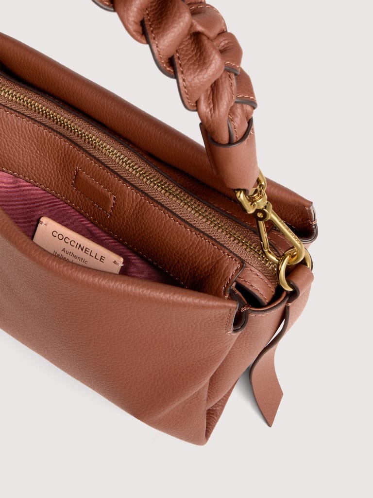 Coccinelle Boheme Small - Cognac / Noir